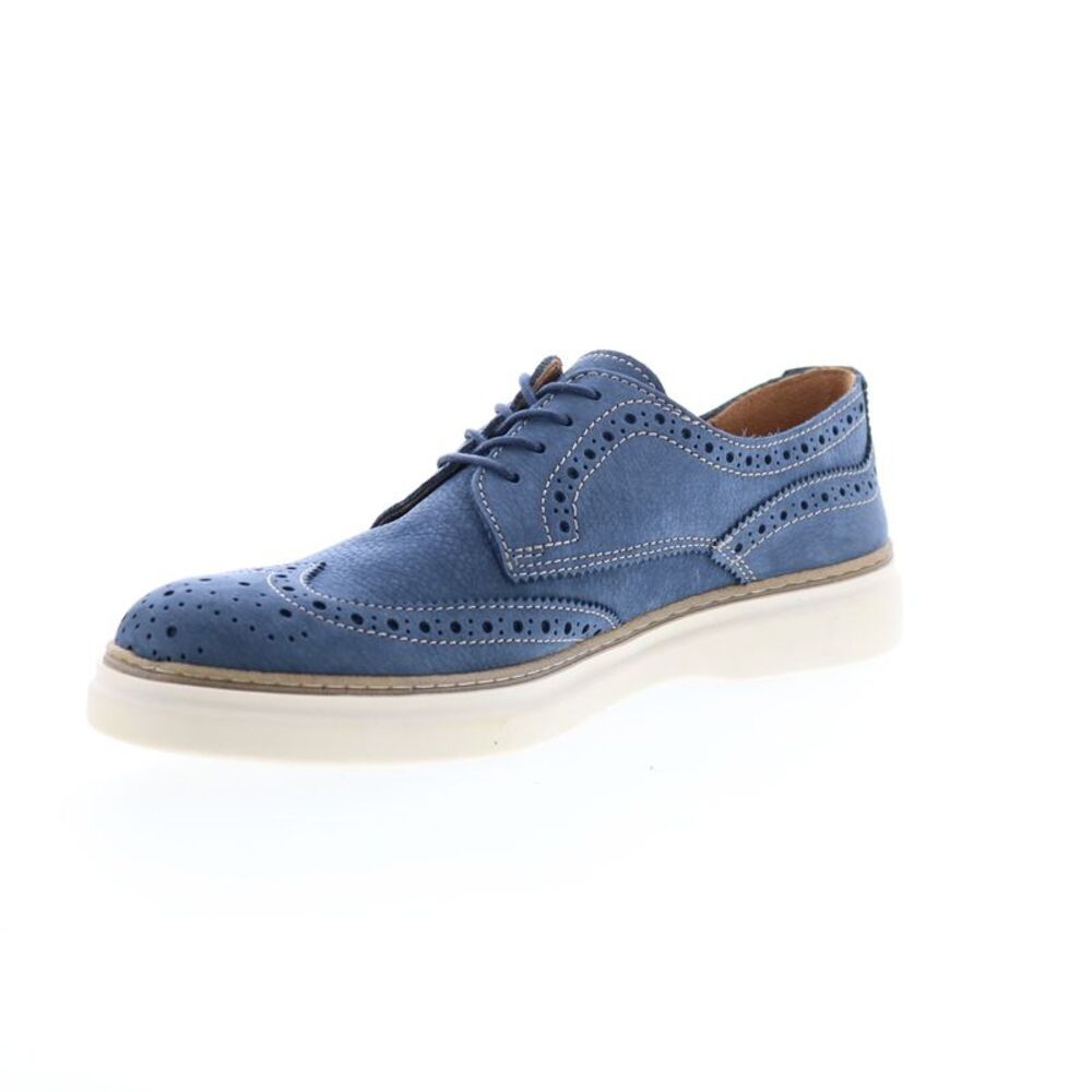 Bruno Magli Mens Salento Blue Shoes (NWT)_4